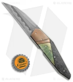 Corrie Schoeman D-Fuse Flipper Knife Bone/Carbon Fiber (3.3" Hamon) -Benchmade Shop Corrie Schoeman D Fuse bone cf hamon BHQ 72038 er size