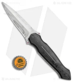 Corrie Schoeman Custom Folding Dagger Knife Marble CF (Damascus) -Benchmade Shop Corrie Schoeman Dagger Marble CF Damascus BHQ 109871 jr bottlecap