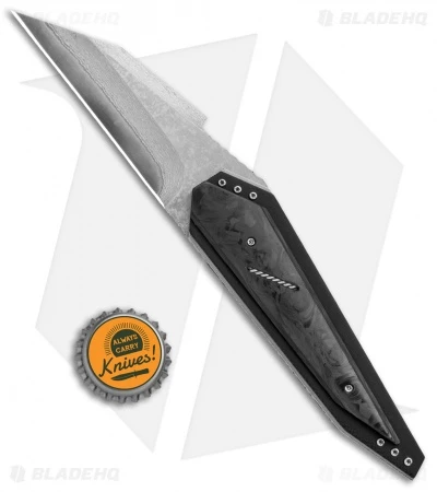 Corrie Schoeman Defuse Liner Lock Knife Marble Carbon Fiber (Damascus) 5 Corrie Schoeman Defuse Liner Lock Knife Marble Carbon Fiber (Damascus) - Image 5
