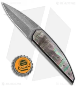 Corrie Schoeman DLete Front Flipper Knife Mother Of Pearl (2.375" Damascus) 7 Corrie Schoeman DLete Front Flipper Knife Mother Of Pearl (2.375" Damascus) -Benchmade Shop Corrie Schoeman Stout FF Mother of Pearl Damascus BHQ 109884 jr bottlecap