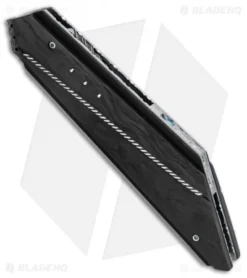 Corrie Schoeman T-Mate Flipper Knife Marble Carbon Fiber (2.875" Damascus) -Benchmade Shop Corrie Schoeman T Mate Marble CF Damascus BHQ 86776 er spine