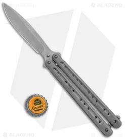 Craig Camerer Continuum Mid-Tech Balisong Butterfly Knife ( 4" Stonewash) 7 Craig Camerer Continuum Mid-Tech Balisong Butterfly Knife ( 4" Stonewash) -Benchmade Shop Craig Camerer Continuum Mid Tech Balisong Butterfly SW BHQ 101770 jr bottlecap