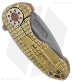 Curtiss Custom F3 Compact Frame Lock Knife Frag Milled Ti/Yellow (2.5" SW ) 6 Curtiss Custom F3 Compact Frame Lock Knife Frag Milled Ti/Yellow (2.5" SW ) -Benchmade Shop Curtiss Knives F3 Compact FL Frag Milled Ti Yellow SW BHQ 178869 jr side