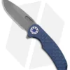 Curtiss Custom Knives F3 Large Frame Lock Knife SF Ti/Blue (3.87" SW)