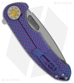 Curtiss Knives F3 Large Frame Lock Knife SPF Ti/Purple (3.8" Two Tone) 6 Curtiss Knives F3 Large Frame Lock Knife SPF Ti/Purple (3.8" Two Tone) -Benchmade Shop Curtiss Knives F3 FLK SPF TI Purple 3in Two Tone BHQ 178939 td side