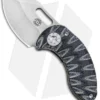 Curtiss Custom Knives Nano Liner Lock Folder Knife Ti Black/Gray G10 (1.875" SW)