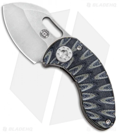Curtiss Custom Knives Nano Liner Lock Folder Knife Ti Black/Gray G10 (1.875" SW) 1 Curtiss Custom Knives Nano Liner Lock Folder Knife Ti Black/Gray G10 (1.875" SW)