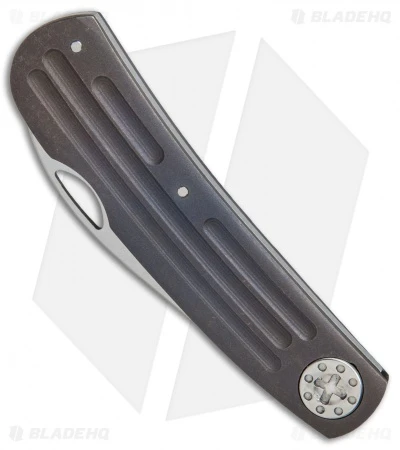 Curtiss Custom Knives SwayTac Slipjoint Knife Blue Titanium (2.875" Stonewash) 2 Curtiss Custom Knives SwayTac Slipjoint Knife Blue Titanium (2.875" Stonewash) - Image 2