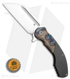 DSK Tactical VX-P Knife Flamed Grid Titanium/Carbon Fiber (4.25" Satin) 7 DSK Tactical VX-P Knife Flamed Grid Titanium/Carbon Fiber (4.25" Satin) -Benchmade Shop DSK Tactical VX P Knife Flamed Grid Titanium Carbon Fiber 4.25in Satin BHQ 115440 LS Bottlecap
