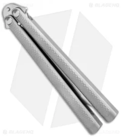 Eldon Talley Custom Talisong Flipper Balisong Knife (4.25" Tanto Satin) 6 Eldon Talley Custom Talisong Flipper Balisong Knife (4.25" Tanto Satin) -Benchmade Shop Eldon Talley Custom Talisong Balisong Tanto Satin BHQ 112689 jr side