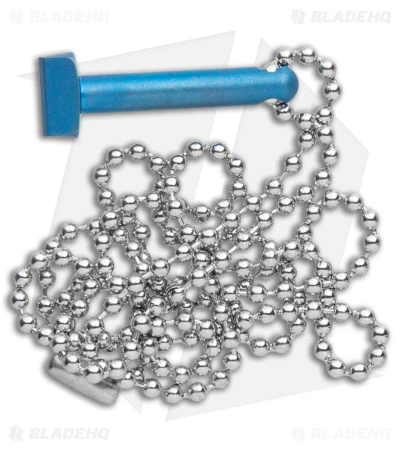 Eldon Talley Custom Talisong Pro Butterfly Knife Blasted Blue Ti (4.5" Satin) 4 Eldon Talley Custom Talisong Pro Butterfly Knife Blasted Blue Ti (4.5" Satin) - Image 4