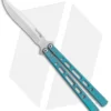 Eldon Talley Custom Talisong Pro Butterfly Knife Teal Titanium (4.5" Satin)