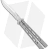 Eldon Talley Custom Talisong Pro Butterfly Knife Blasted Ti (4.5" Satin)