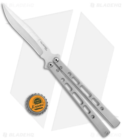 Eldon Talley Custom Talisong Pro Butterfly Knife Titanium (4.5" Satin) 5 Eldon Talley Custom Talisong Pro Butterfly Knife Titanium (4.5" Satin) - Image 5