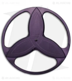 Eric Garza Custom Knives Triquetra Spinner Top - Violet Titanium