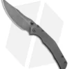 Gavko Custom Thrasher Frame Lock Knife Gray Ti (4" Stonewash)