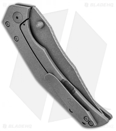 Gavko Custom Thrasher Frame Lock Knife Gray Ti (4" Stonewash) 3 Gavko Custom Thrasher Frame Lock Knife Gray Ti (4" Stonewash) - Image 3