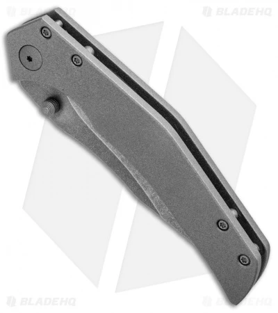 Gavko Custom Thrasher Frame Lock Knife Gray Ti (4" Stonewash) 2 Gavko Custom Thrasher Frame Lock Knife Gray Ti (4" Stonewash) - Image 2