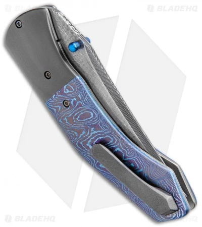 Gedraitis Knives Knook Liner Lock Folder Moku-Ti/Zirc (3.25" Damascus) 3 Gedraitis Knives Knook Liner Lock Folder Moku-Ti/Zirc (3.25" Damascus) - Image 3