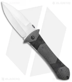 Gedraitis Knives Smatchet Liner Lock Knife Carbon Fiber (4" Stonewash)