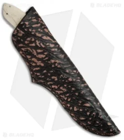 George Muller Large Fixed Blade Knife Giraffe Bone (4" Mirror) -Benchmade Shop George Muller Large Giraffe Bone Mirror BHQ 68604 jr sheath