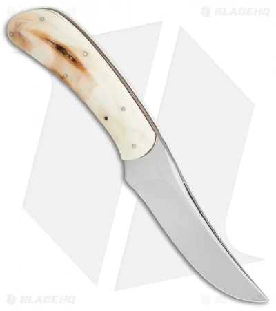 George Muller Small Fixed Blade Knife Warthog Ivory (3.375" Mirror) 2 George Muller Small Fixed Blade Knife Warthog Ivory (3.375" Mirror) - Image 2