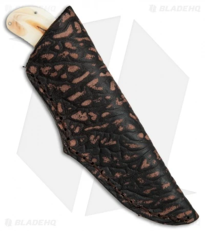 George Muller Small Fixed Blade Knife Warthog Ivory (3.375" Mirror) 3 George Muller Small Fixed Blade Knife Warthog Ivory (3.375" Mirror) - Image 3