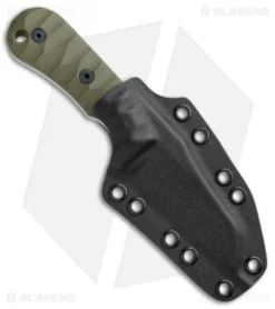 Groniger Knives Custom Reverse Tanto Fixed Blade Knife OD Green G-10 (3.1" SW) 5 Groniger Knives Custom Reverse Tanto Fixed Blade Knife OD Green G-10 (3.1" SW) -Benchmade Shop Groniger Sheepsfoot Reverse Tanto Green SW BHQ 36785 jr sheath