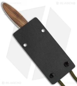 JD Van Deventer V1 Slim Neck Knife Fixed Blade Tamboti Wood (2.75" Satin) -Benchmade Shop JD Van Deventer V1 Slim Neck Knife Tamboti Wood BHQ 68617 jr sheath