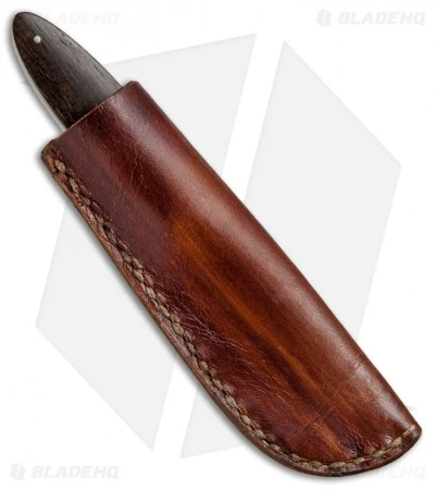 JD Van Deventer V2 Neck Knife Fixed Blade Ebony Wood (2.75" Satin) 2 JD Van Deventer V2 Neck Knife Fixed Blade Ebony Wood (2.75" Satin) - Image 2