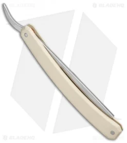 Jason Clark Custom Straight Razor Paper Micarta (5/8" O1 Steel) -Benchmade Shop Jason Clark Custom Straight Edge Razor Paper Micarta O1 Steel BHQ 85907 jr side