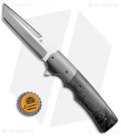 Jason Clark Custom Tanto Flipper Knife Zirconium/Marble CF (3.625" Takefu) -Benchmade Shop Jason Clark Custom Tanto Flipper Zirconium Marble CF Takeful BHQ 18128 jr bottlecap