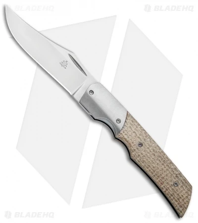 Jason Clark Custom X Clip Point Slip Joint Shade Tree Micarta (2.75" Satin) 1 Jason Clark Custom X Clip Point Slip Joint Shade Tree Micarta (2.75" Satin)