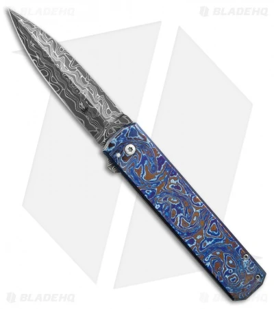 Jason Clark Straight Dagger Flipper Knife Timascus (3.625" Damascus) 1 Jason Clark Straight Dagger Flipper Knife Timascus (3.625" Damascus)