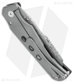 Jason Guthrie Custom Knives Scout Wharncliffe Coppershred (Thor Damasteel) 6 Jason Guthrie Custom Knives Scout Wharncliffe Coppershred (Thor Damasteel) -Benchmade Shop Jason Guthrie Scout Copper Shred Knife Damascus BHQ 96382 ns side