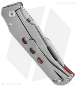 Jason Guthrie Scout Marbled CF Skeletonized Red Liner Frame Lock (3.1" Satin) -Benchmade Shop Jason Guthrie Scout Marbled CF Skeletonized Red Liner FL Satin BHQ 80703 jr side