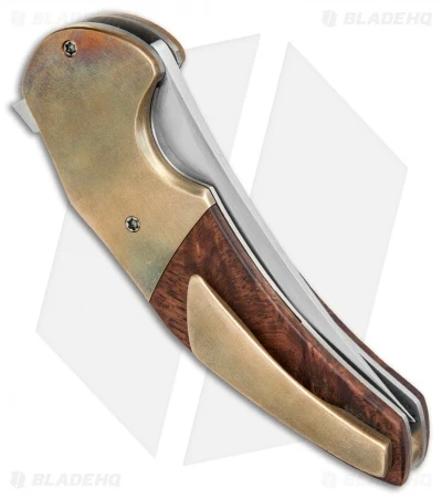 Jeff VanderMeulen Custom Instigator #2 Flipper Bronze/Redwood Burl (3" Satin) 3 Jeff VanderMeulen Custom Instigator #2 Flipper Bronze/Redwood Burl (3" Satin) - Image 3