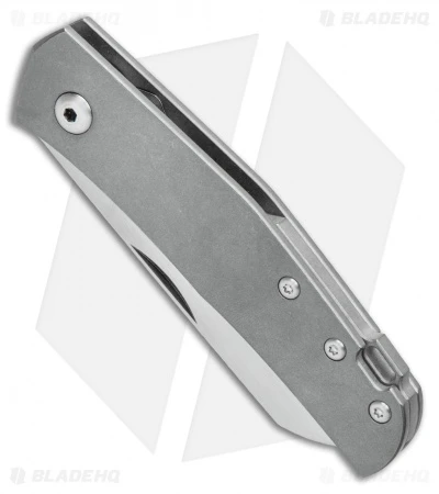 Jens Anso Knives Custom Monte Carlo Pocket Knife Titanium (2.6" Satin) 2 Jens Anso Knives Custom Monte Carlo Pocket Knife Titanium (2.6" Satin) - Image 2