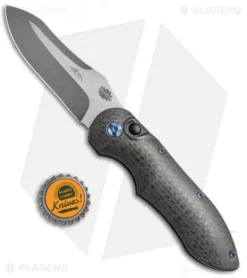 Jerry Moen Blue Max 1 Automatic Knife Carbon Fiber (3.75" Two-Tone) -Benchmade Shop Jerry Moen Blue Max 1 CF TT BHQ 67949 jr bottlecap 2
