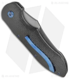 Jerry Moen Blue Max 1 Automatic Knife Carbon Fiber (3.75" Two-Tone) -Benchmade Shop Jerry Moen Blue Max 1 CF TT BHQ 67949 jr side