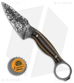 John Gray Custom Accomplice Fixed Blade Knife Blk/Green G10 (3.25" Mirror Camo) -Benchmade Shop John Gray Accomplice Knife BHQ 87027 er bottlecap