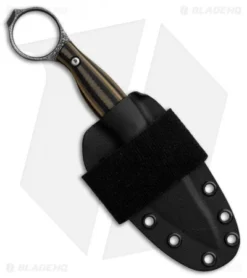 John Gray Custom Accomplice Fixed Blade Knife Blk/Green G10 (3.25" Mirror Camo) -Benchmade Shop John Gray Accomplice Knife BHQ 87027 er sheath