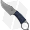 John Gray Custom Accomplice Bowie Fixed Blade Knife Blue Cord (3" Acid SW)
