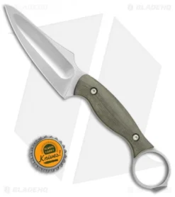 John Gray Custom Accomplice Bowie Knife Green Micarta (3.625" Satin) 7 John Gray Custom Accomplice Bowie Knife Green Micarta (3.625" Satin) -Benchmade Shop John Gray Custom Accomplice bowie green micarta satin BHQ 68305 er size