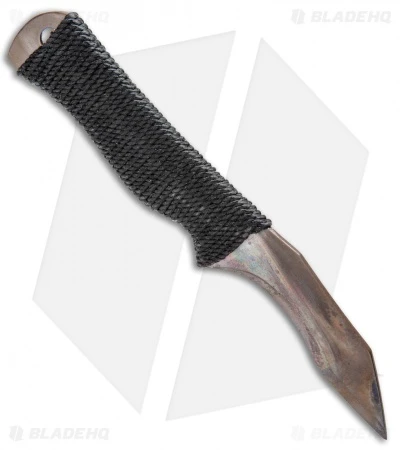 John Gray Custom Aggressor Fixed Blade Knife Heat Treated Ti (3.00" Flamed) 2 John Gray Custom Aggressor Fixed Blade Knife Heat Treated Ti (3.00" Flamed) - Image 2