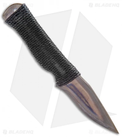 John Gray Custom Custode Fixed Blade Knife Heat Treated Ti (3" Flamed) 2 John Gray Custom Custode Fixed Blade Knife Heat Treated Ti (3" Flamed) - Image 2