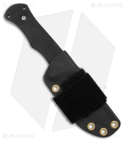 John Gray Custom Tanto Fixed Blade Knife Tero Tuf Black (3.5" Acid Wash) 3 John Gray Custom Tanto Fixed Blade Knife Tero Tuf Black (3.5" Acid Wash) - Image 3