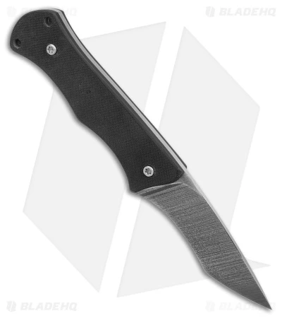 John Gray Custom Tanto Fixed Blade Knife Tero Tuf Black (3.5" Acid Wash) 2 John Gray Custom Tanto Fixed Blade Knife Tero Tuf Black (3.5" Acid Wash) - Image 2