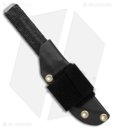 John Gray Custom Titanium Tanto Fixed Blade Knife Cord Wrap (3.25" Graytanium) 3 John Gray Custom Titanium Tanto Fixed Blade Knife Cord Wrap (3.25" Graytanium) - Image 3