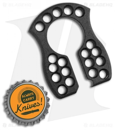 John Gray Keyper Bottle Opener Keychain - Drilled Black Titanium 3 John Gray Keyper Bottle Opener Keychain - Drilled Black Titanium - Image 3